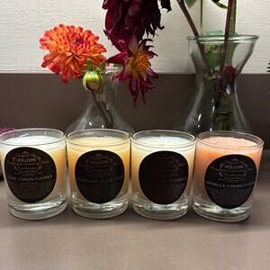 Voluspa Votives Bundle Lot of 4 Scented Candles